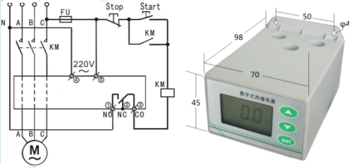SJD701B-1-100A數(shù)字式熱繼電器/電動機(jī)綜合保護(hù)器